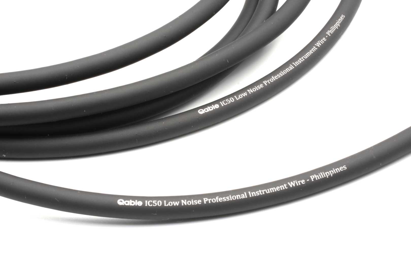 Qable Solderless Instrument Cable Kit Angled Straight Plugs