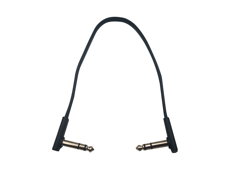 Qable Flat Patch Cable TRS Stereo variations