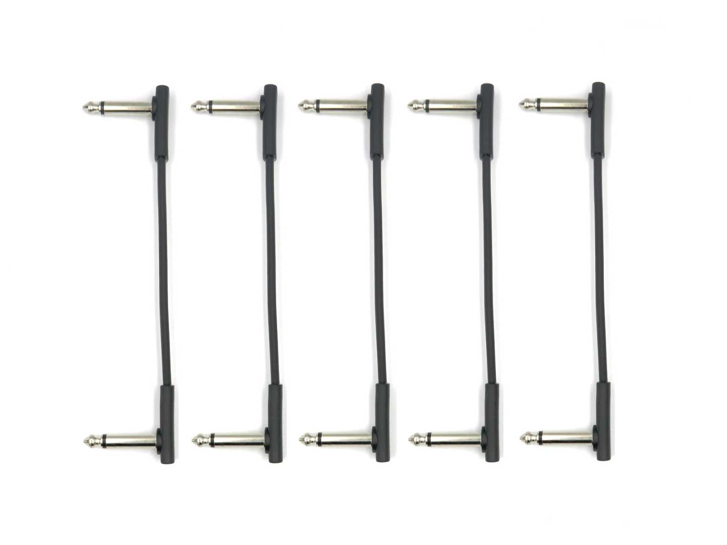 Qable Flat Patch Cable 10 cm / 4 inches - 5pcs