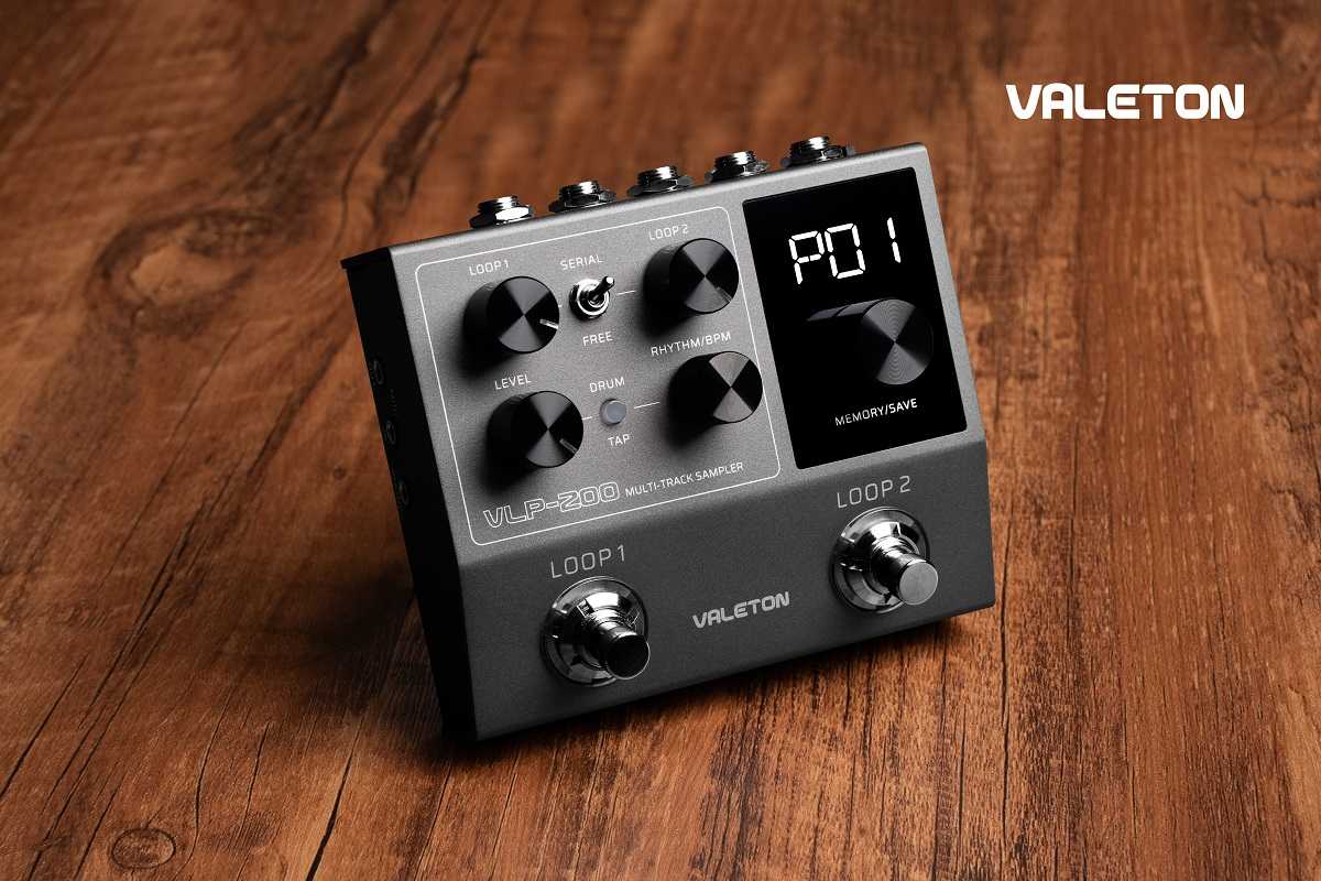 Valeton VLP-200 Multi-Track Sampler Dual Looper and Drum Machine