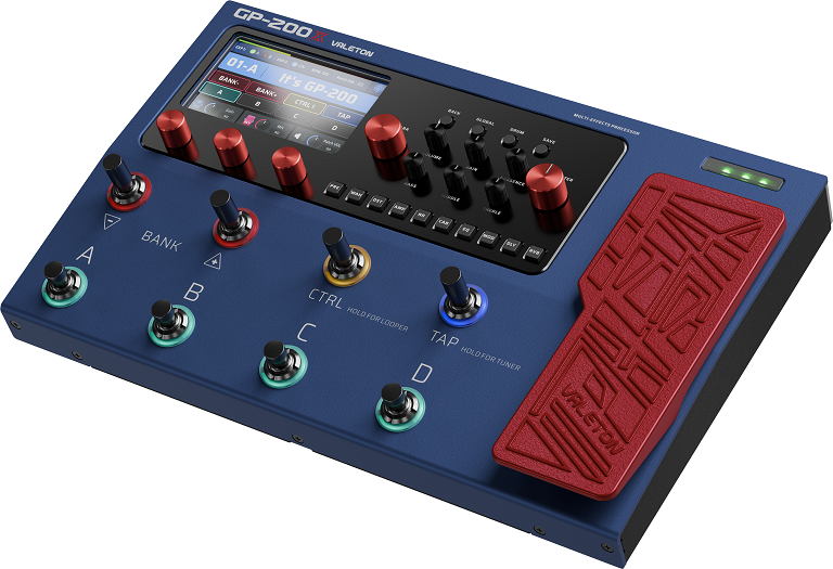 Valeton GP-200X 10th Anniversary Multi Effects Pedal with free Gigbag