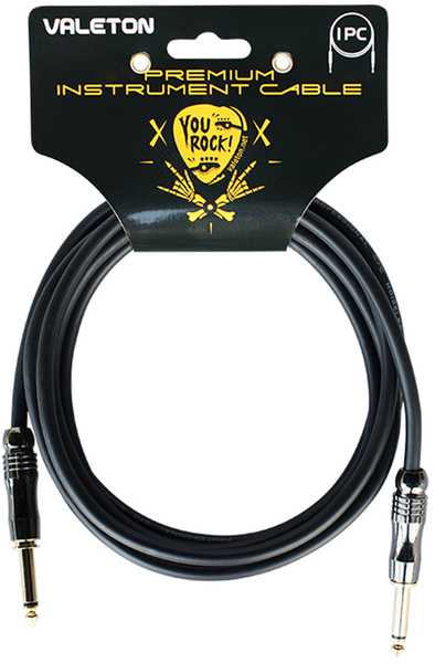 Valeton VGC-3 Premium Instrument Guitar Cable 3meter / 10 feet Black