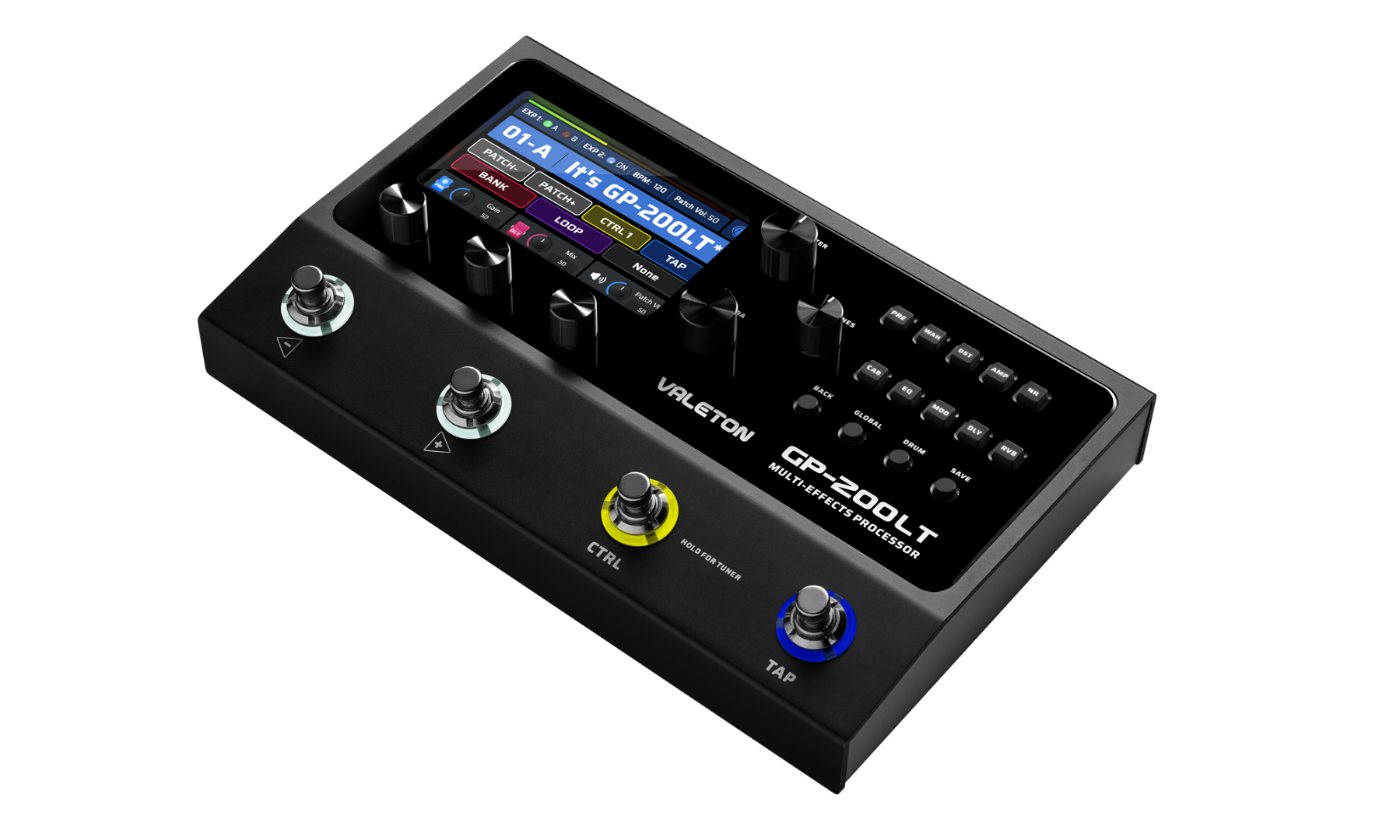 Valeton GP-200LT Multi Effects Pedal with FREE GIGBAG