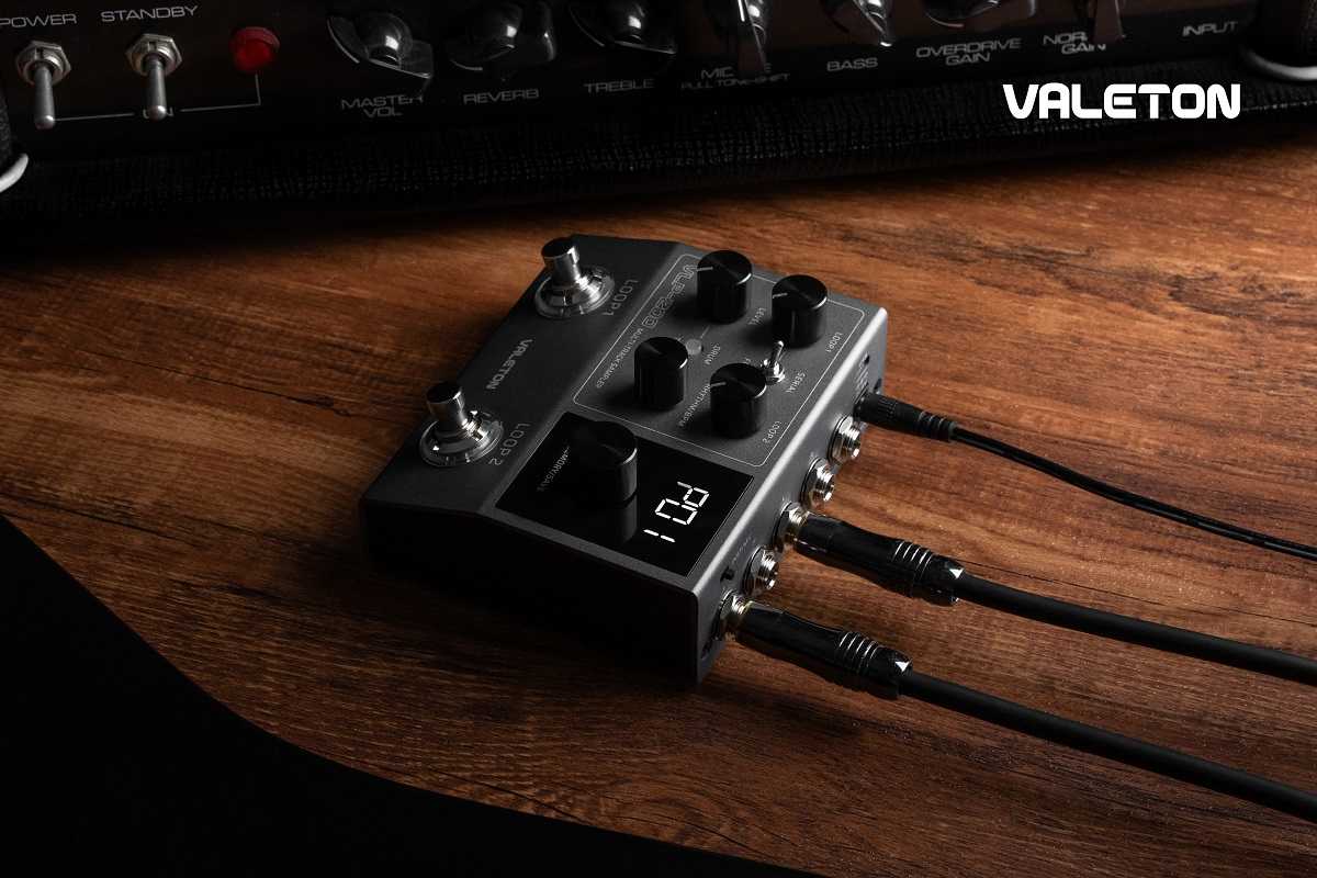 Valeton VLP-200 Multi-Track Sampler Dual Looper and Drum Machine