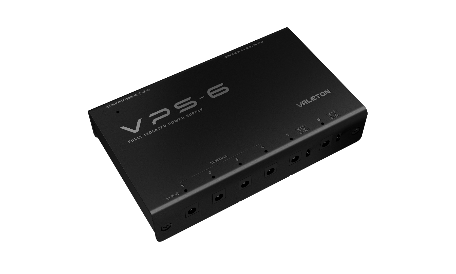 Valeton VPS-6 fully Isolated Power Supply for guitar effects pedals