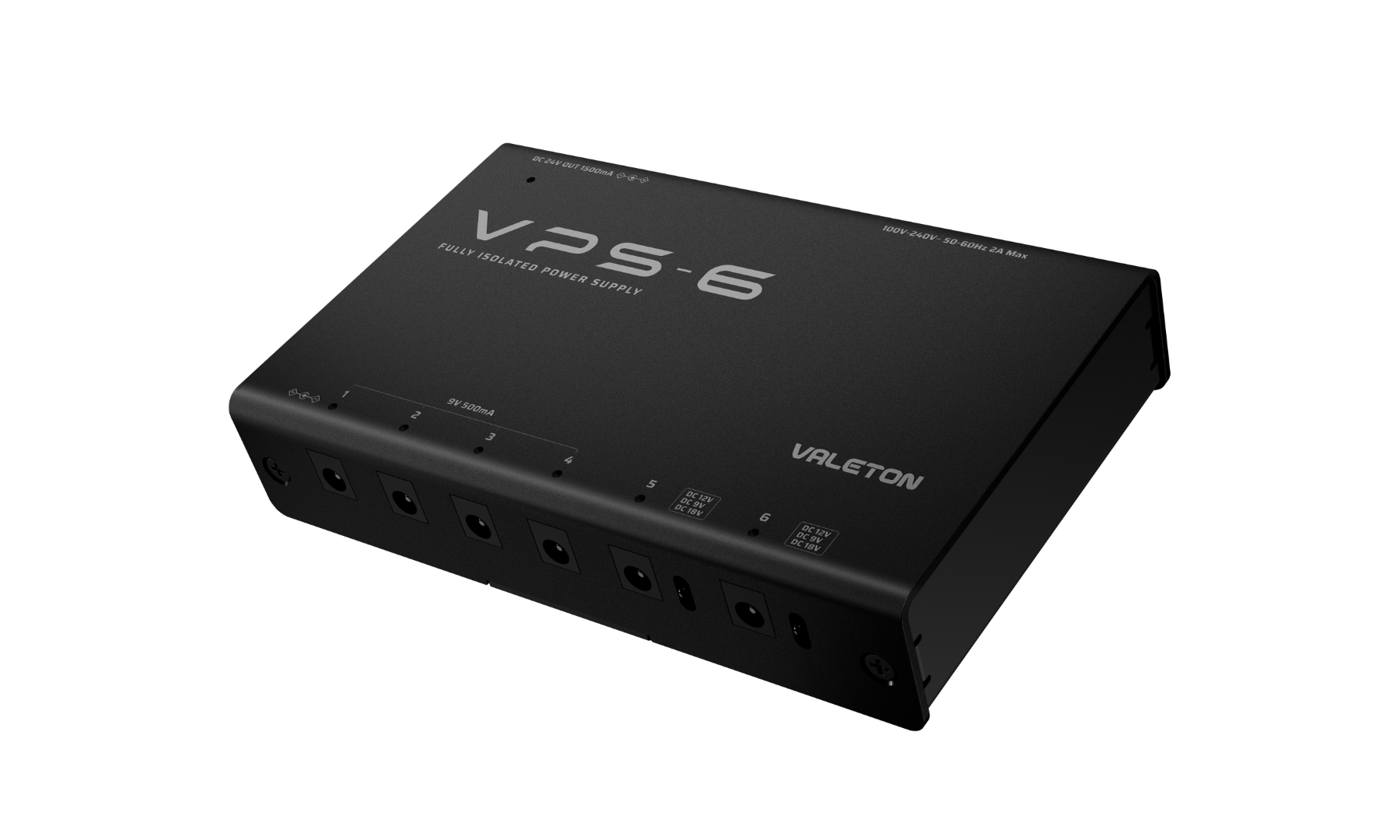 Valeton VPS-6 fully Isolated Power Supply for guitar effects pedals