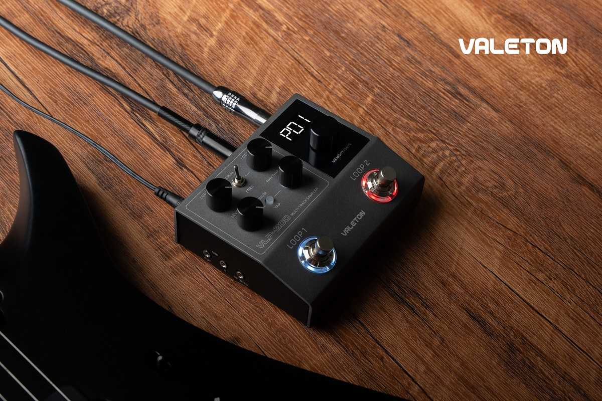 Valeton VLP-200 Multi-Track Sampler Dual Looper and Drum Machine